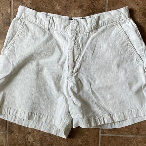 Women's Size 8 Galyan's Cream Shorts Pocketed